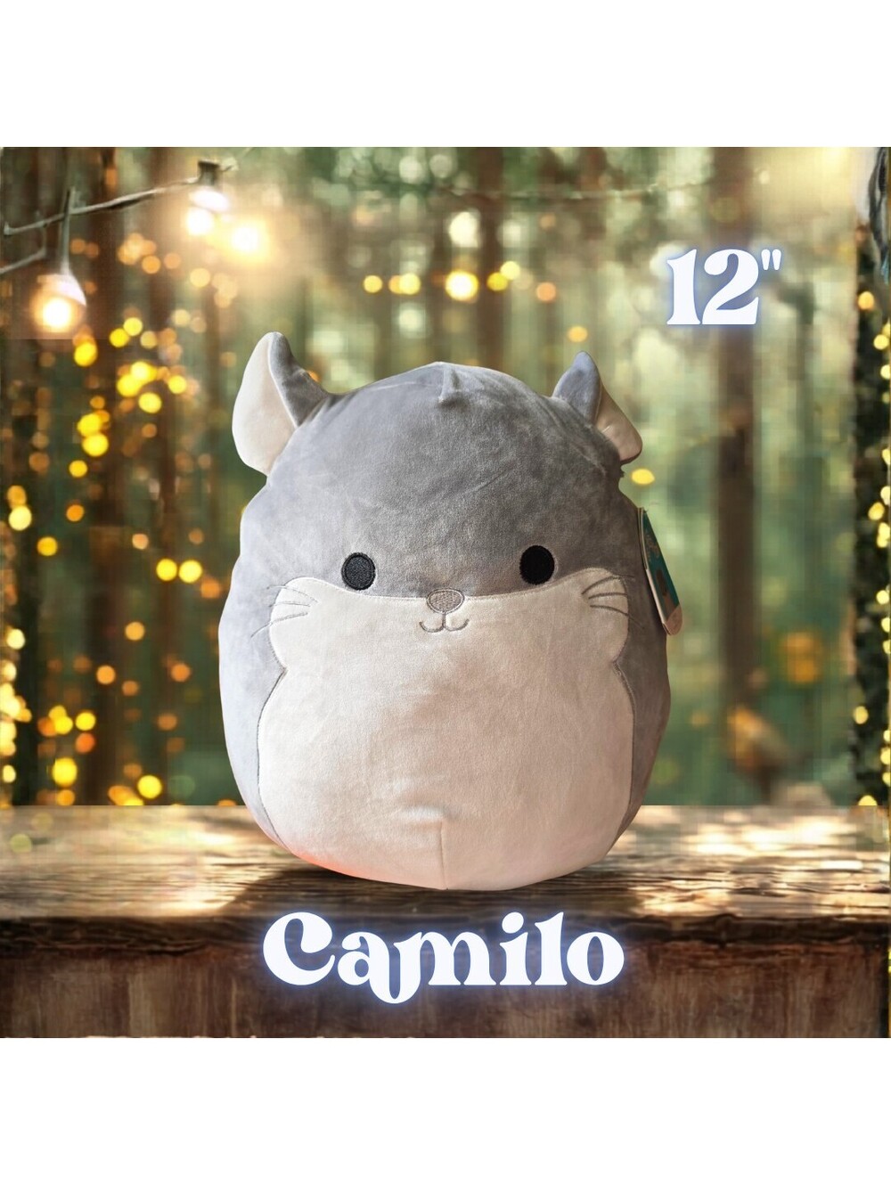 NWT Squishmallows Camilo the Mouse 12"